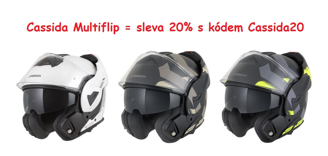 Banner - Sleva na přilby Cassida MultiFlip
