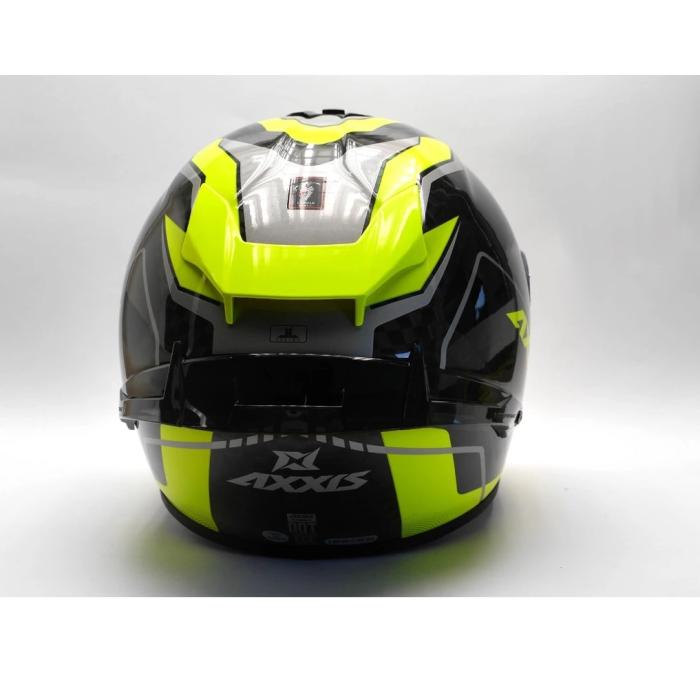 helma na motorku  Axxis Cobra Rage žlutá fluo/černá/carbon, Velikost L