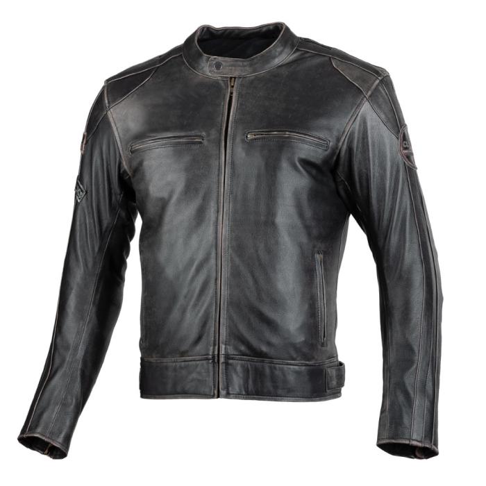 kožená bunda na motorku Seca Aviator II hnědá