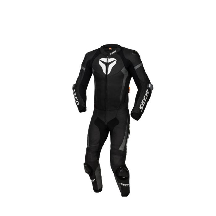 kombinéza na moto Seca SRS II černá/šedá, Velikost XXL