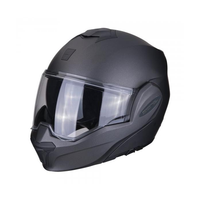 vyklápěcí helma na motorku Scorpion EXO-Tech Evo antracitová matná