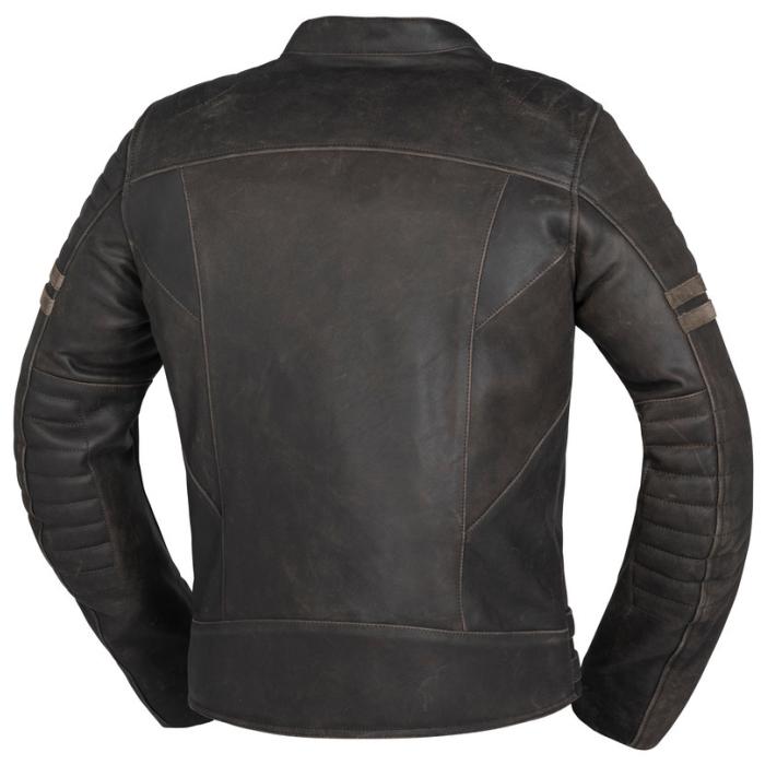kožená bunda na moto IXS Andy hnědá, Velikost 50