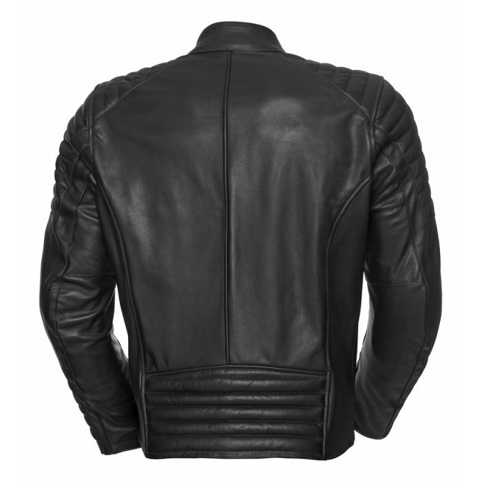 kožená bunda na moto IXS Dark černá, Velikost 48