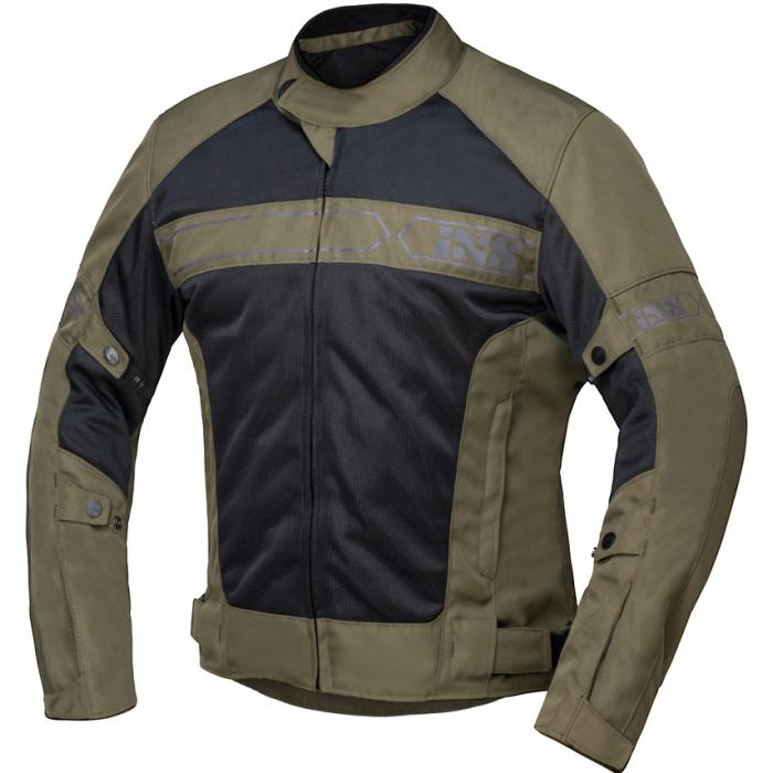 moto bunda IXS Evo Air khaki/černá, Velikost 4XL