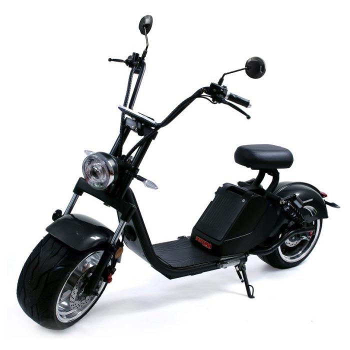 elektrická koloběžka Nitro Scooters Classic 3500 Plus EEC, Barevná možnost černá, velké sedlo