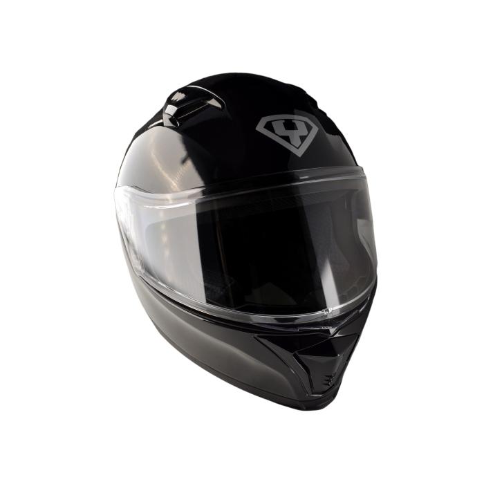 helma na motorku Yohe 985 SV černá lesklá, Velikost S
