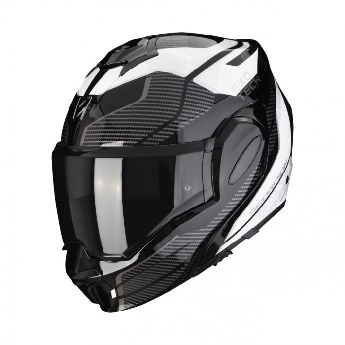 helma na motorku Scorpion EXO-Tech Evo Animo černá/bílá