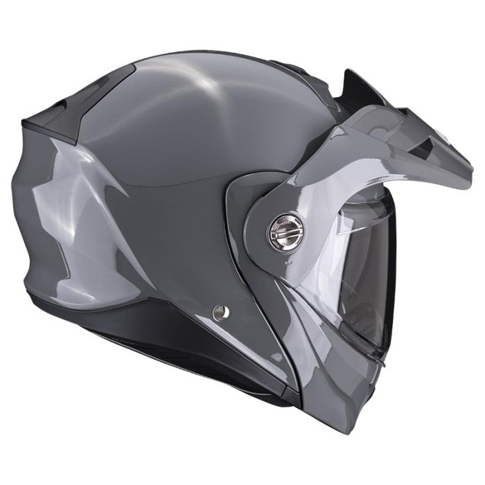 helma na motorku Scorpion ADX-2 cementově šedá, Velikost XS