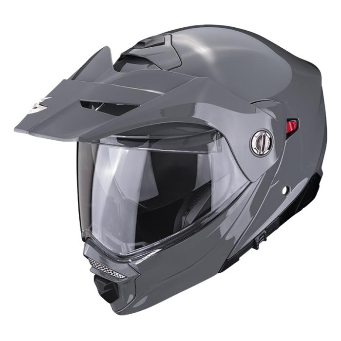helma na motorku Scorpion ADX-2 cementově šedá, Velikost M