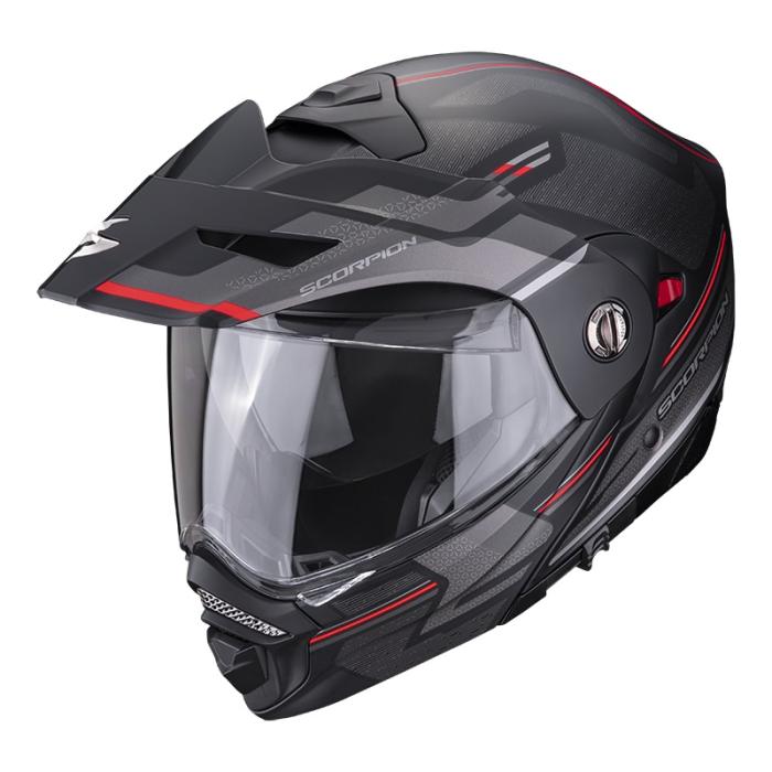 helma na motorku Scorpion ADX-2 Carrera matná černo/červená