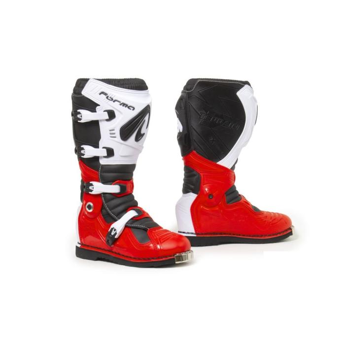 motokrosové boty Forma Terrain Evolution TX s kloubem červeno/bílé