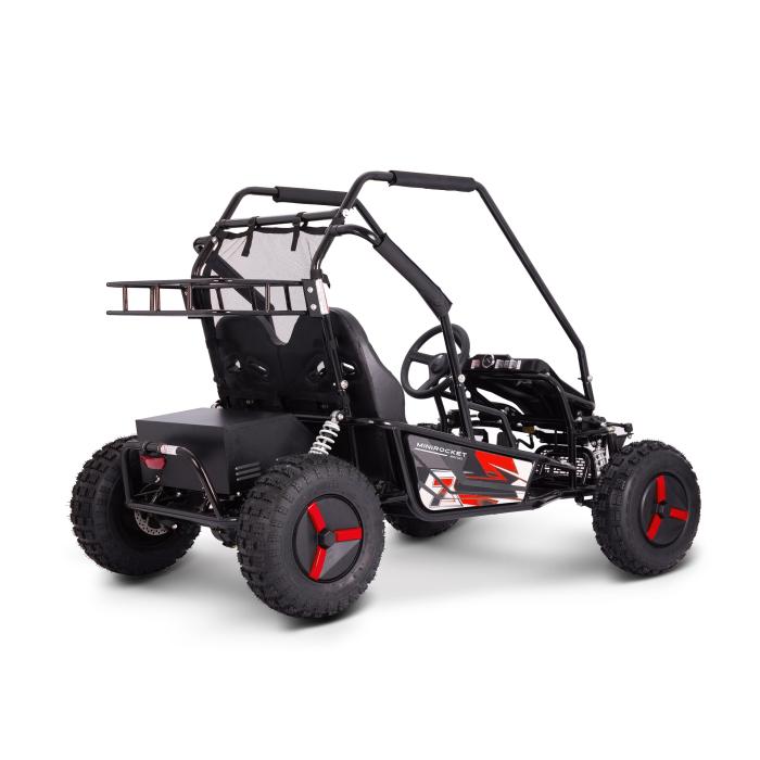 dětská elektrická buggy Mini Rocket Ecobuggy 1500W, Varianta osobní odběr nebo zaslání - rozebraný stroj, Barevná možnost červená