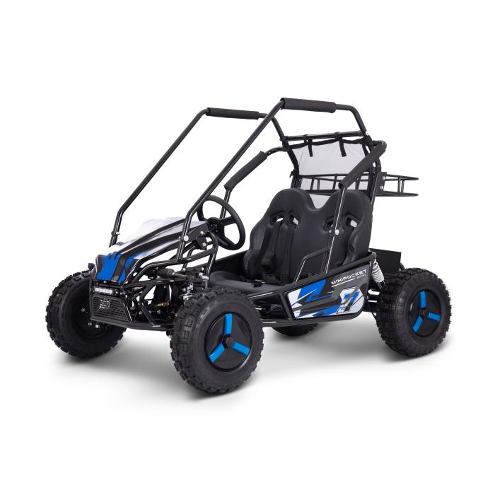 dětská elektrická buggy Mini Rocket Ecobuggy 1500W, Varianta osobní odběr nebo zaslání - rozebraný stroj, Barevná možnost modrá