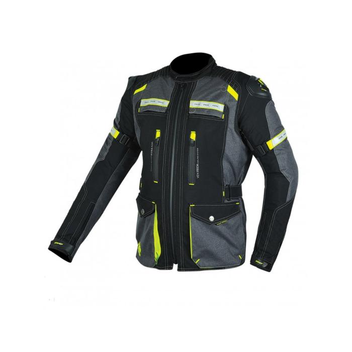 motobunda Maxx NF2210 černá/šedá/žlutá fluo