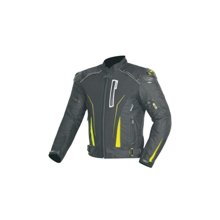 motobunda Maxx NF2111 černá/žlutá fluo, Velikost 4XL