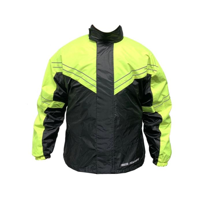 nepromokava bunda Mr.Hardy žlutá fluo/černá