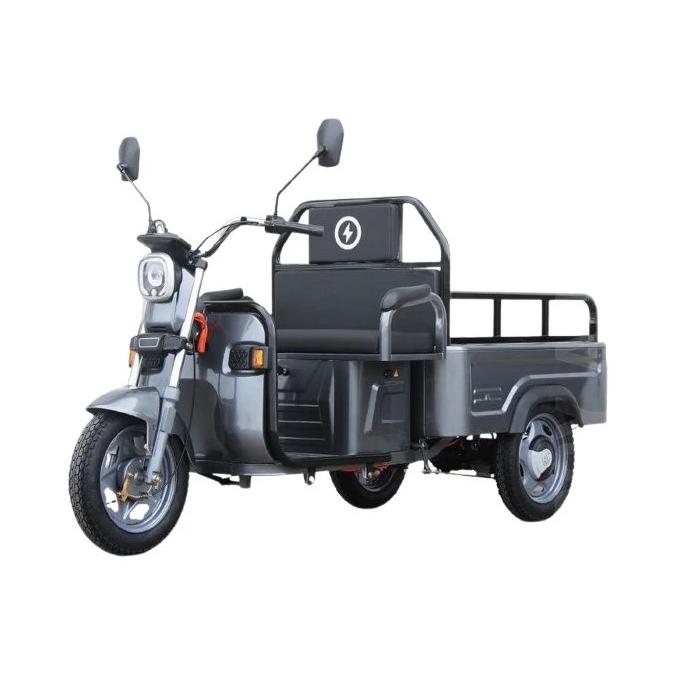 elektrická tříkolka Advento 2, baterie 32Ah, barva šedá