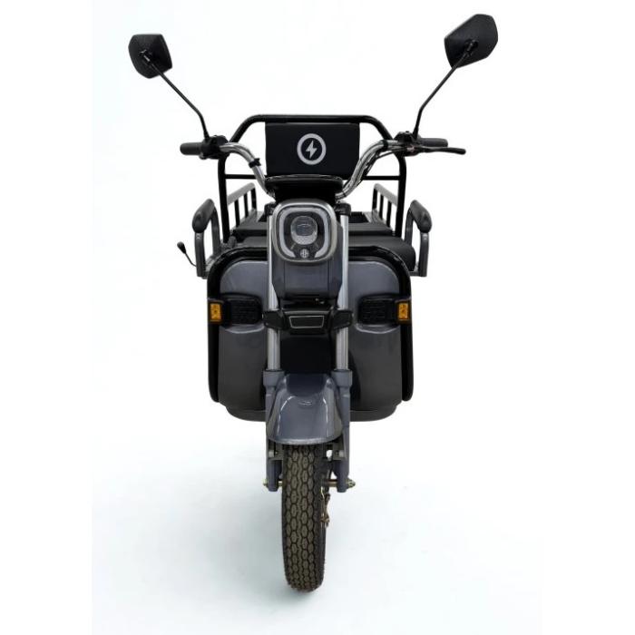 elektrická tříkolka Advento 2, baterie 32Ah, barva šedá