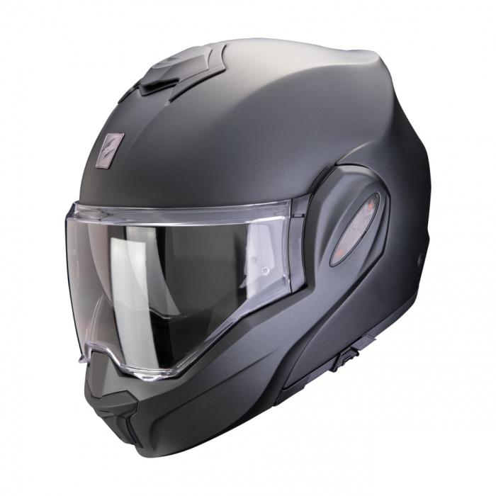 přilba na motorku Scorpion EXO-Tech Evo Pro perleťově matná černá