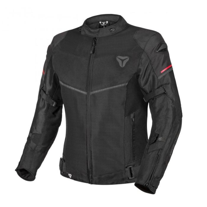 dámská bunda na motorku SECA Stream Evo černá, Velikost XXXL