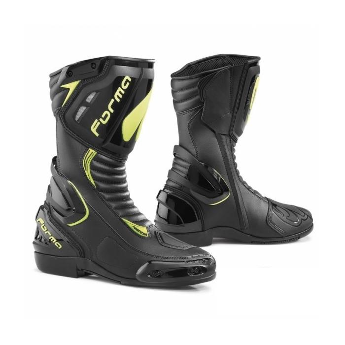 boty na moto Forma Freccia černé/žluté fluo, Velikost bot 46