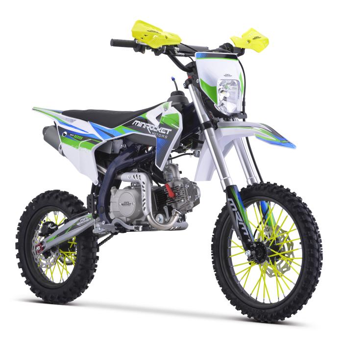 pitbike Mini Rocket DT 125 Enduro 17/14 Automat modrý