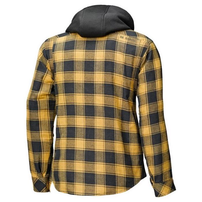 kevlarová moto košile Held Lumberjack II žlutá/černá, Velikost S
