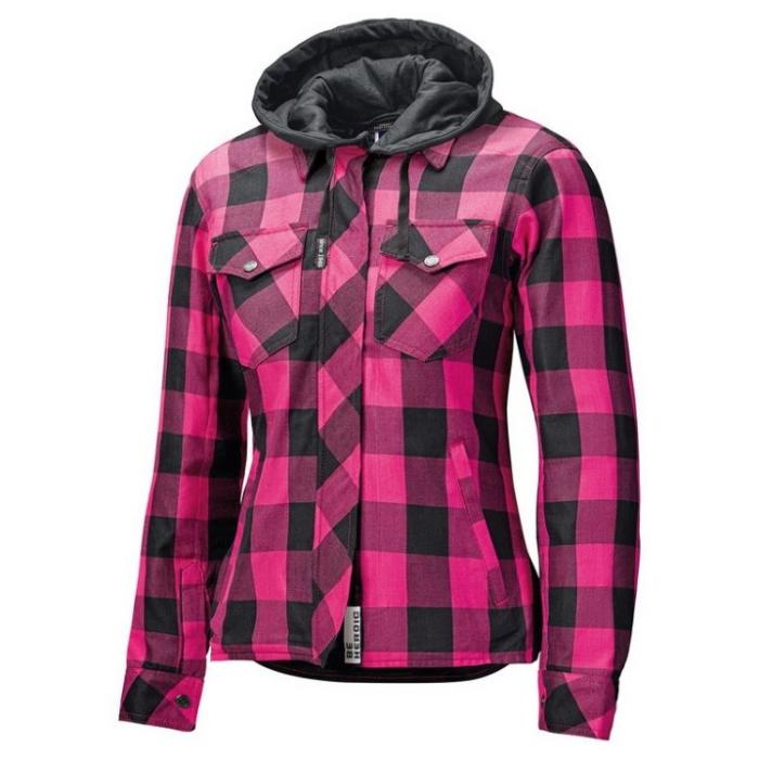 dámská kevlarová košile Held Lumberjack II růžová/černá, Velikost L