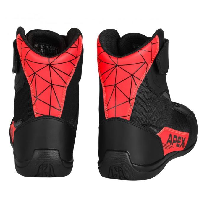 boty na moto Seca Apex Pro černé/červené, Velikost 41