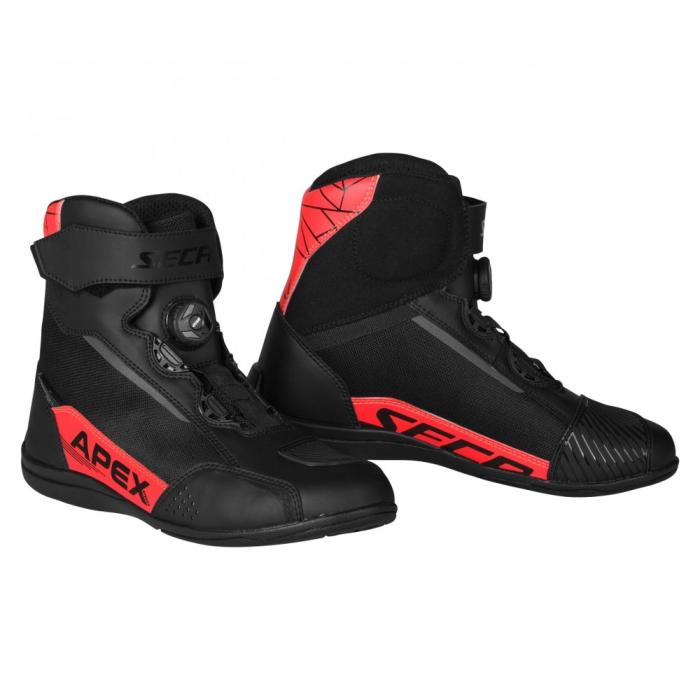 boty na moto Seca Apex Pro černé/červené, Velikost 45