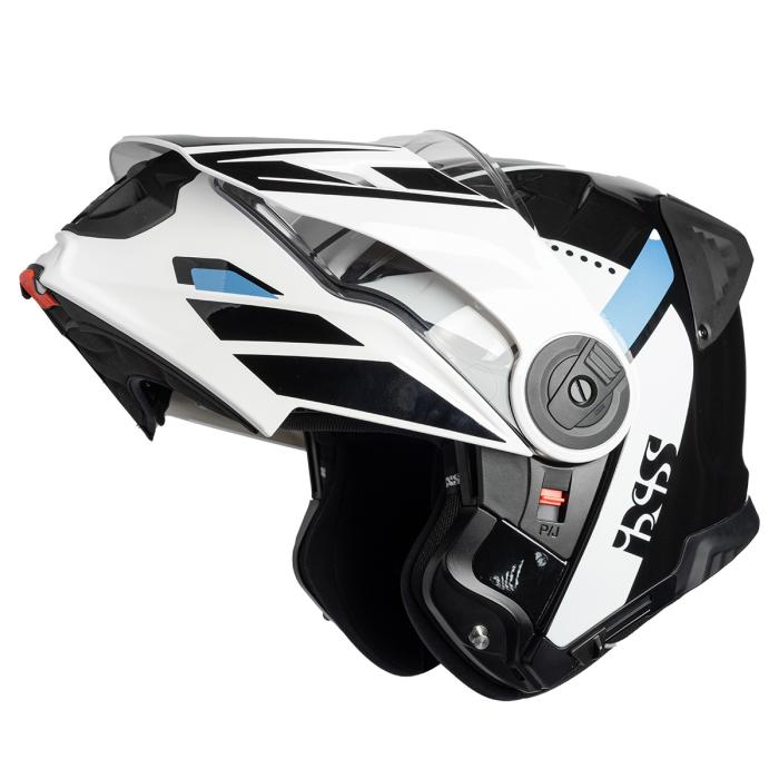 helma na motorku IXS Venture 1.0 černo/bílo/antracitová, Velikost XS