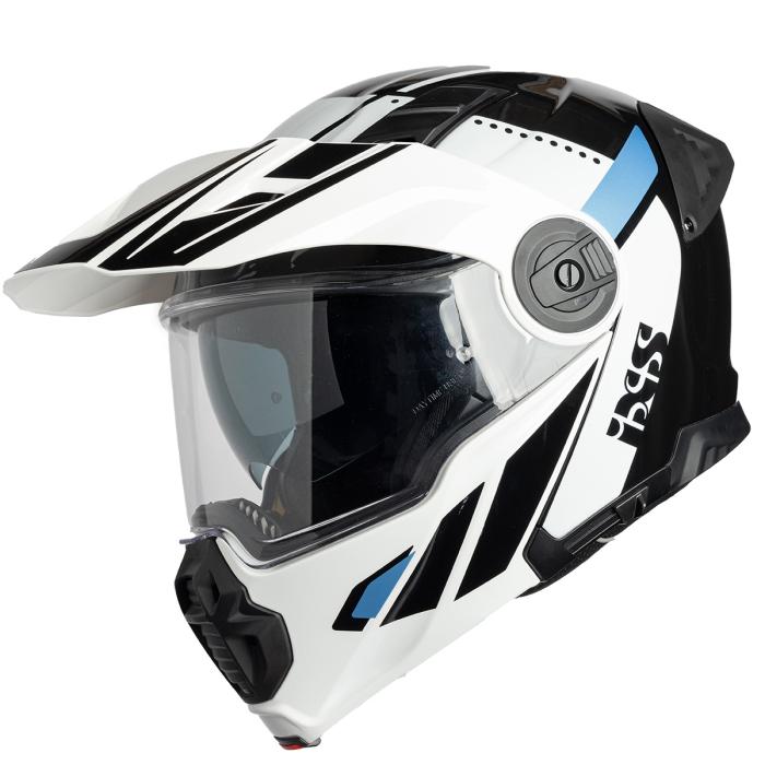 helma na motorku IXS Venture 1.0 černo/bílo/antracitová, Velikost S