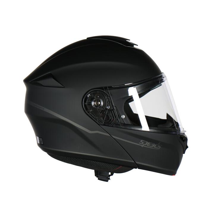 helma na motorku Speeds Comfort 3 černá matná, Velikost XS