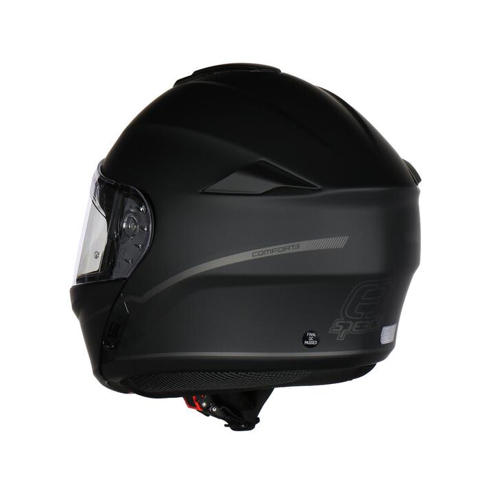 helma na motorku Speeds Comfort 3 černá matná, Velikost XS