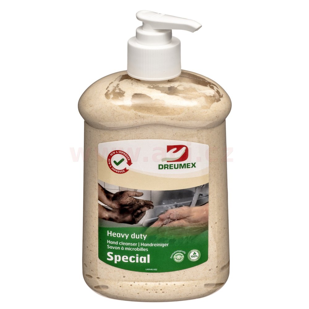 DREUMEX SPECIAL čisticí pasta na ruce - bílá 0,5 l (s dávkovačem)