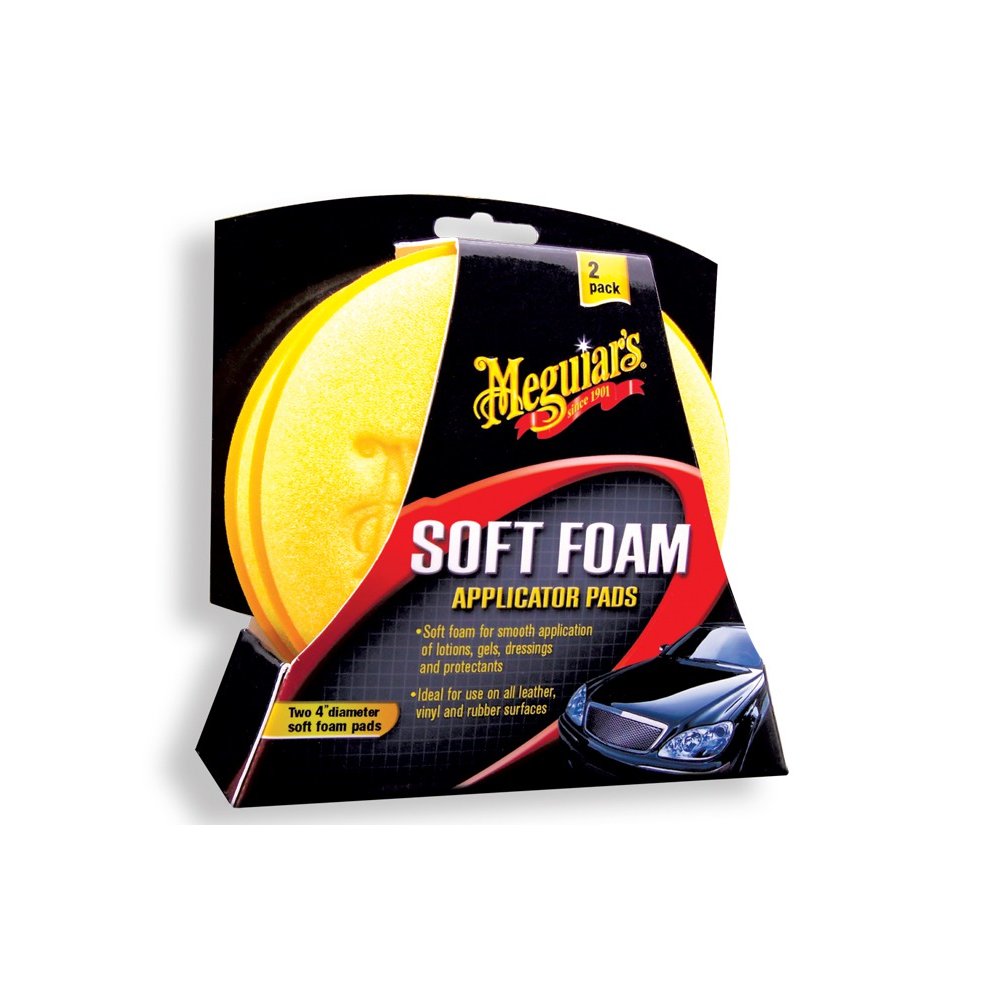 MEGUIARS Soft foam applicator pads - pěnové aplikátory (2 ks)