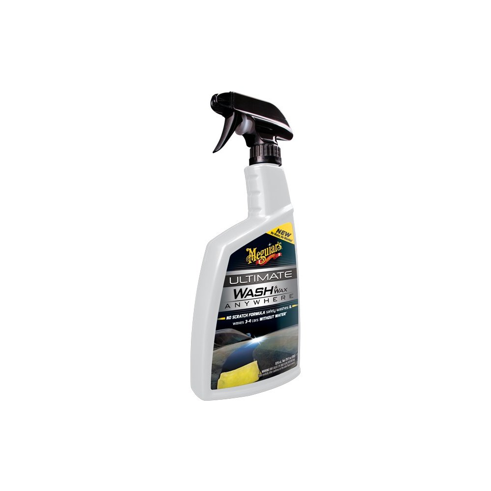 MEGUIARS Ultimate Wash & Wax Anywhere - přípravek pro mytí bez vody, 768 ml