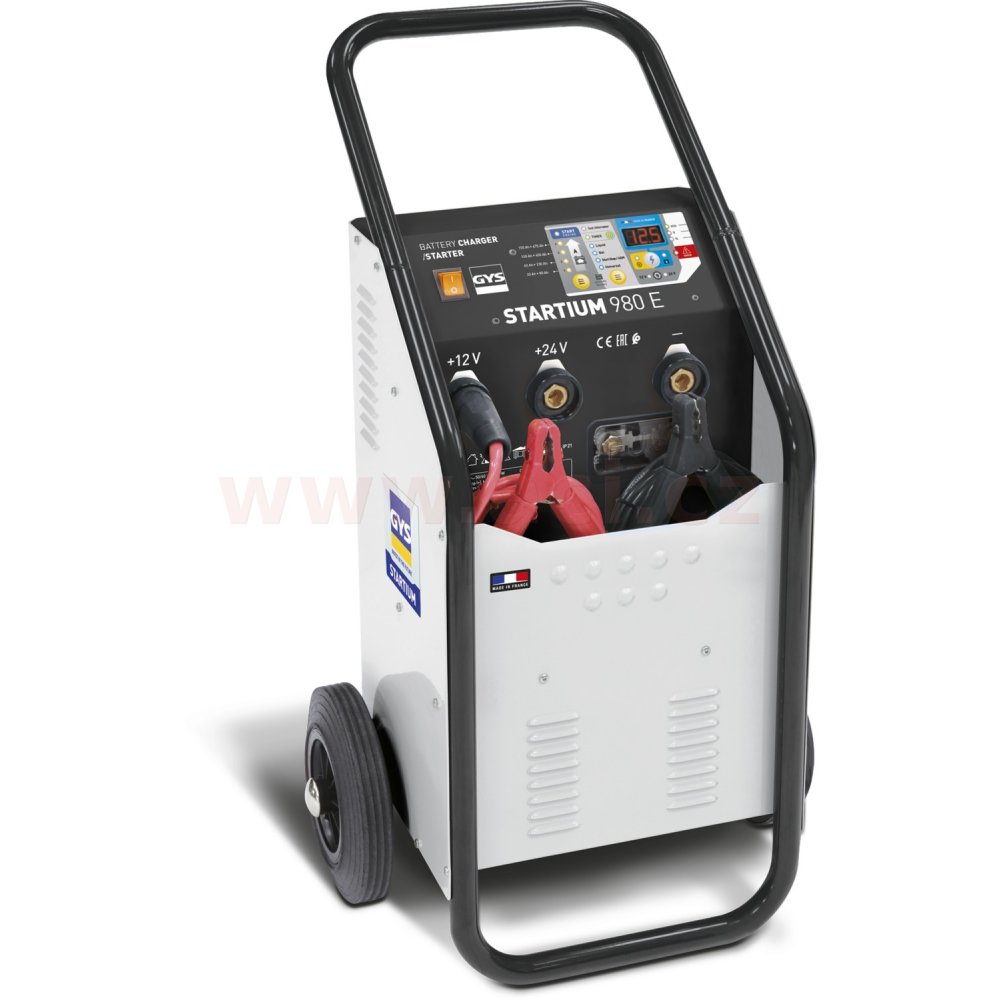 nabíječka/startovací zdroj 12/24 V GYS STARTIUM 980E, (max. startovací proud 500 A)