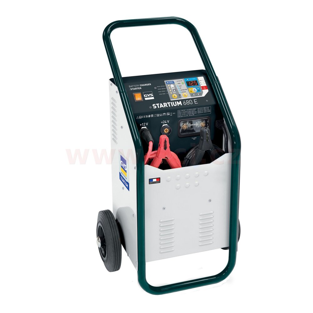 nabíječka/startovací zdroj 12/24 V GYS STARTIUM 680E, (max. startovací proud 380 A)