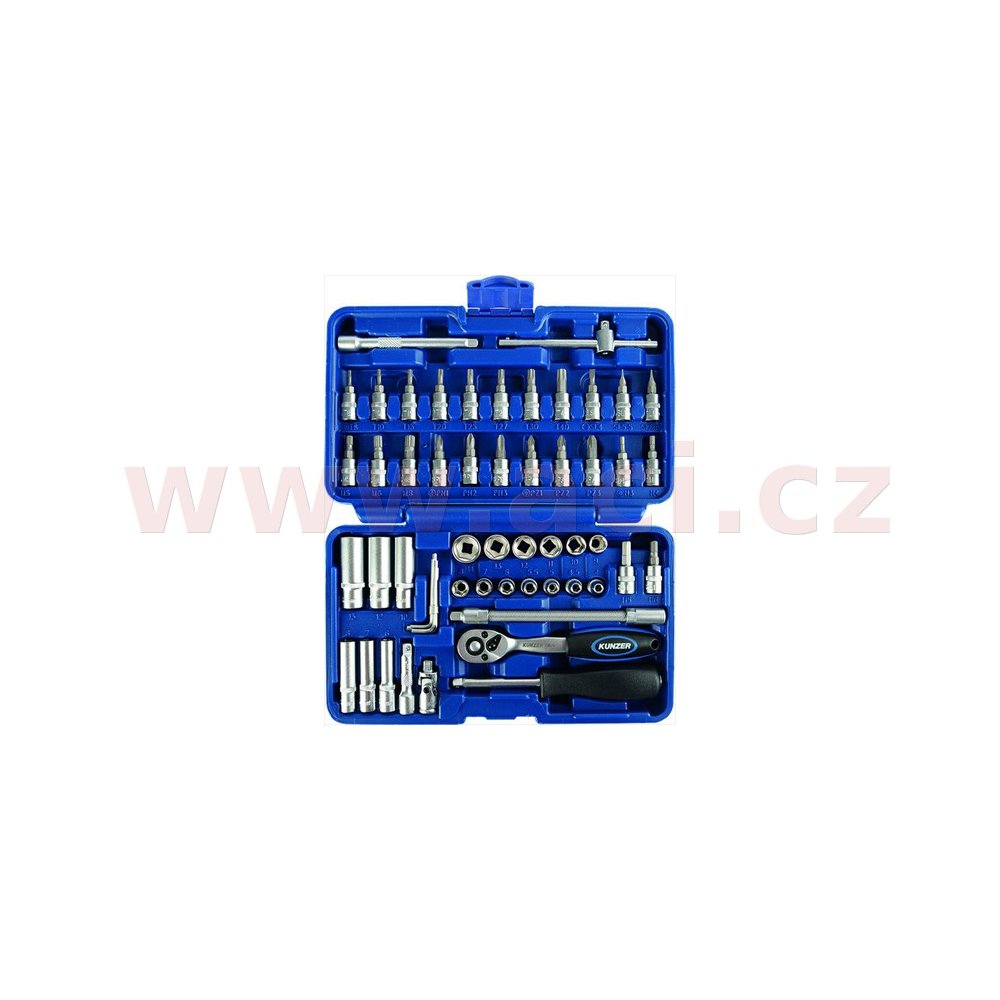 sada Gola 1/4" 54 ks KUNZER