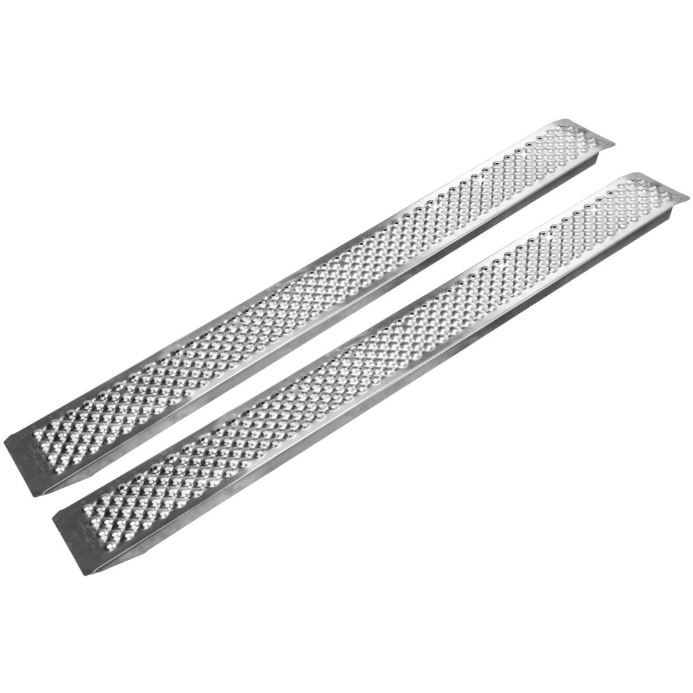 nájezdová rampa hliníková - dlouhá, Q-TECH (max. nosnost 400 kg, 1 pár)