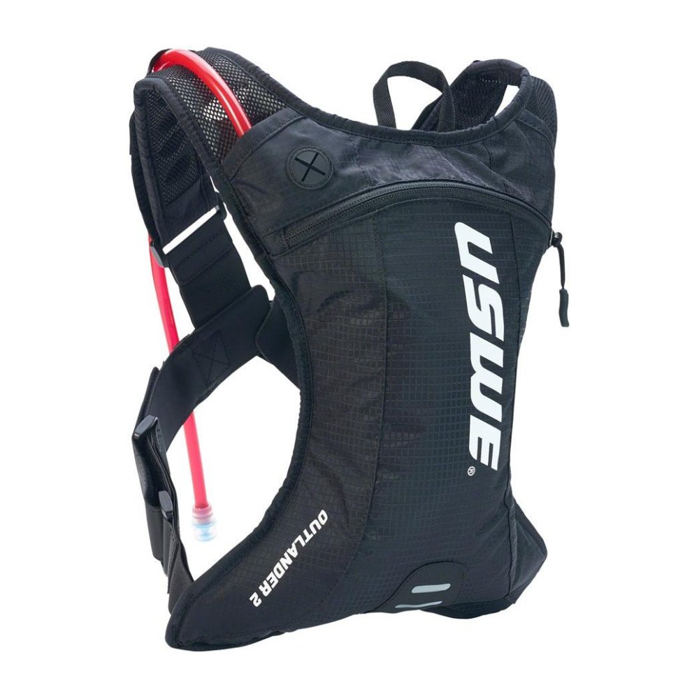 batoh ENDURO OUTLANDER 2, USWE - Švédsko (černá, objem 2 l, hydrobag 1,5 l)