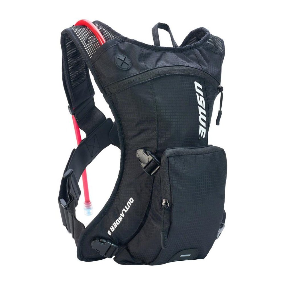 batoh ENDURO OUTLANDER 3, USWE - Švédsko (černá, objem 3 l, hydrobag 1,5 l)