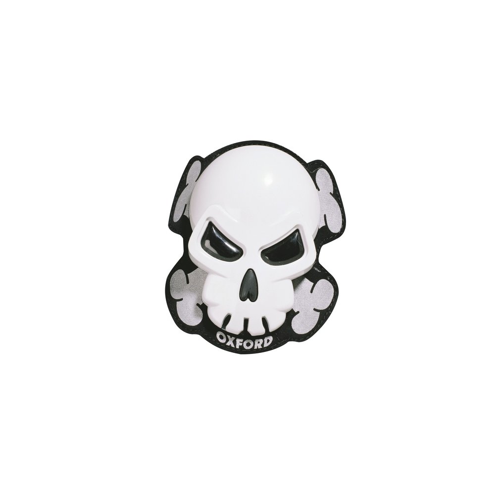 slidery Skull, OXFORD (bílé, pár)