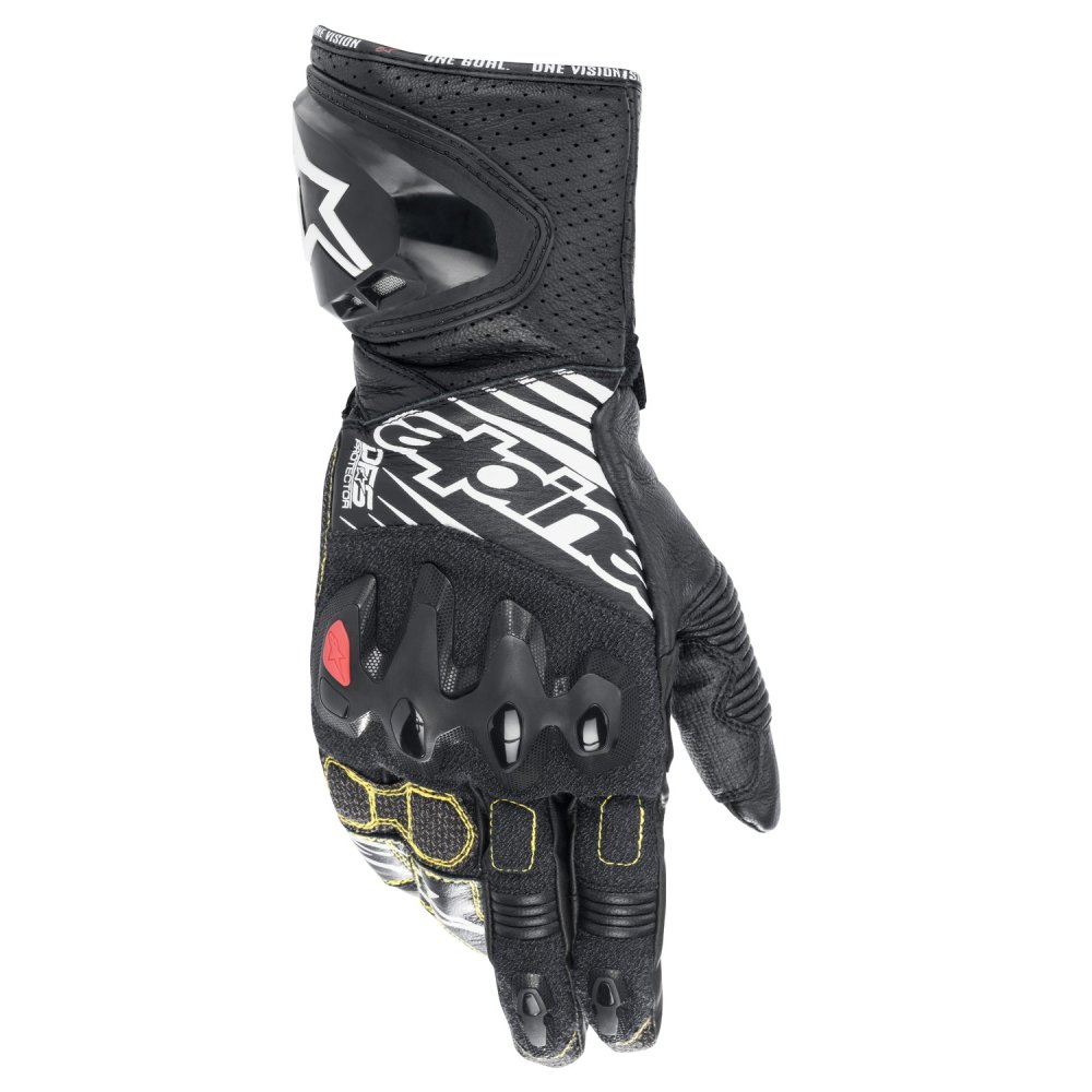 rukavice GP TECH 2, ALPINESTARS (černá/bílá)