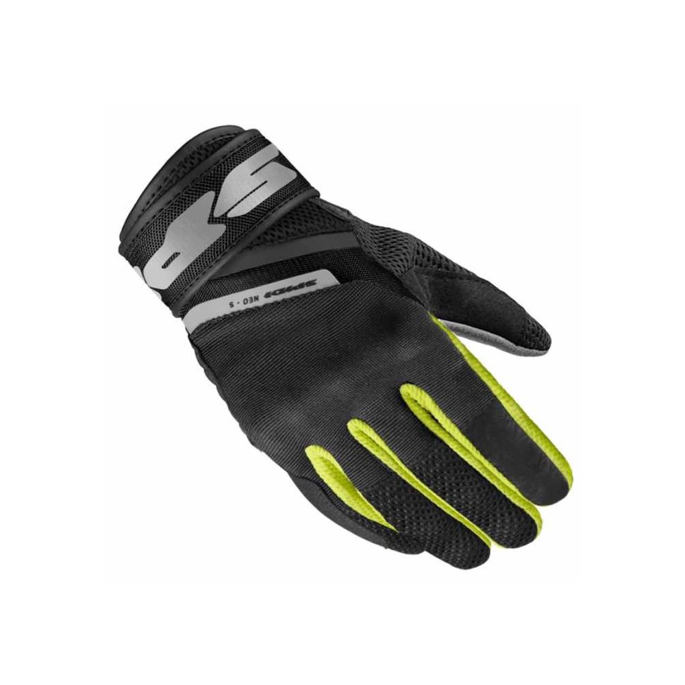 rukavice NEO-S 2024, SPIDI (černá/bílá/žlutá fluo)