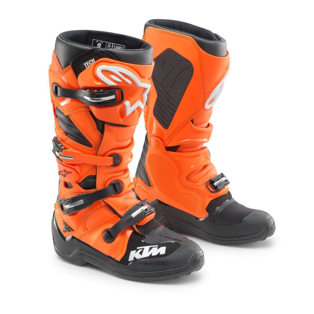 boty ALPINESTARS TECH 7 MX, KTM (černá/oranžová)