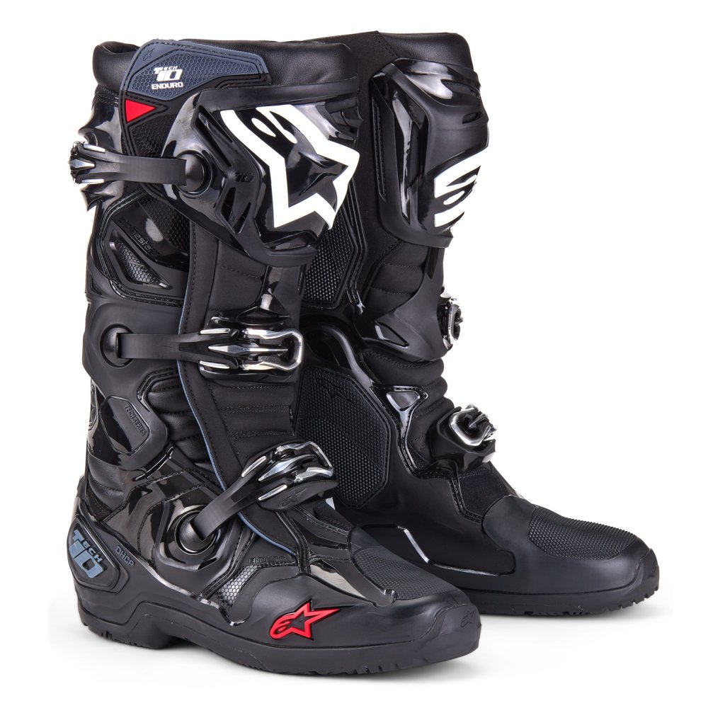 boty TECH 10 ENDURO, ALPINESTARS (černá) 2025