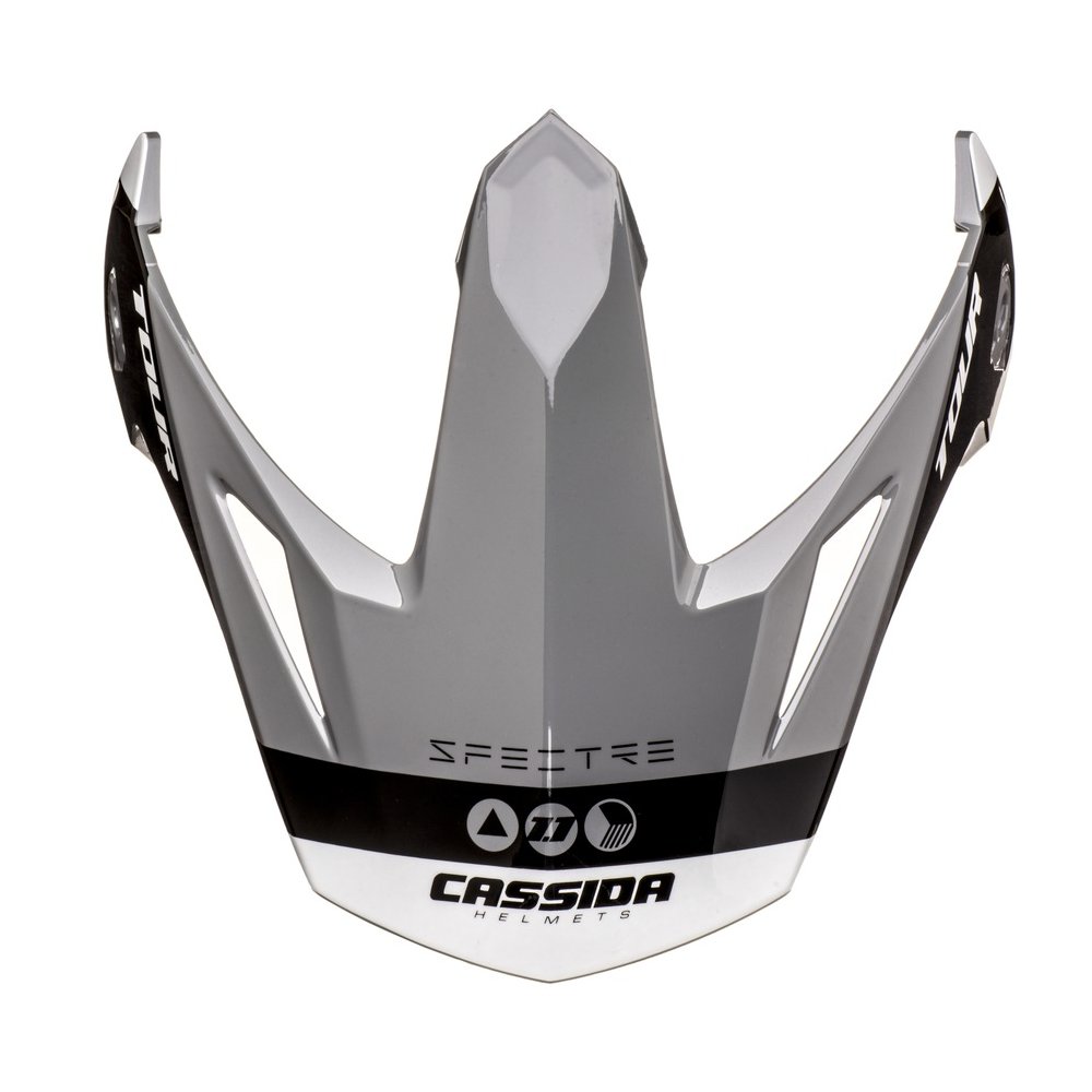 kšilt pro přilby Tour Spectre, CASSIDA (šedá/bílá/černá)