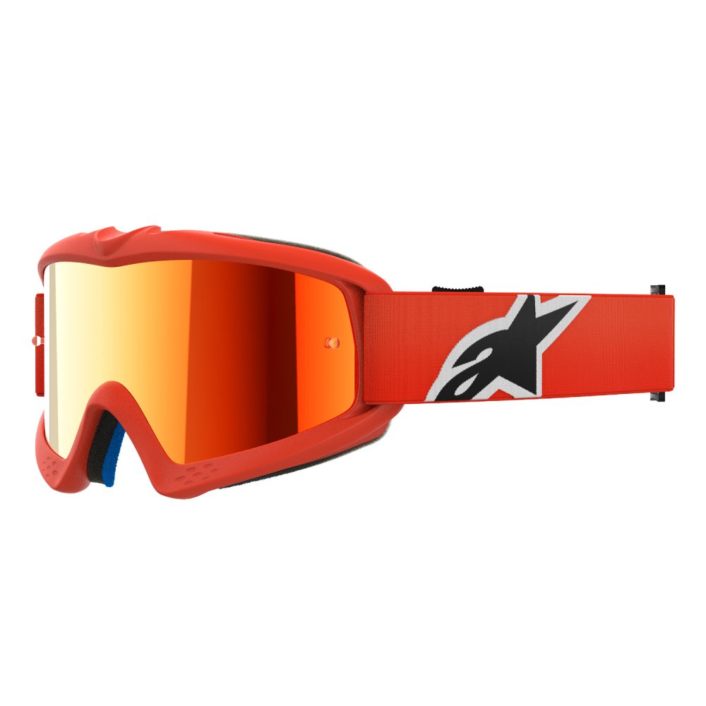 brýle VISION YOUTH CORP, ALPINESTARS, dětské (oranžová, zrcadlové červené plexi) 2027